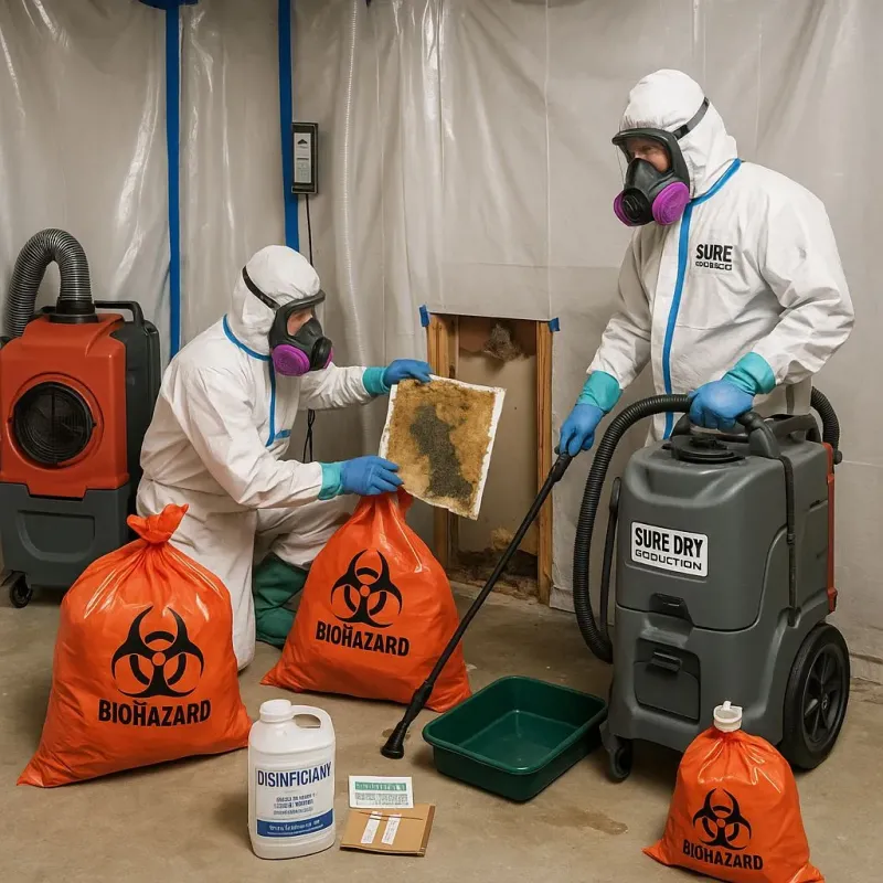 Contaminated Water Handling Protocols process in Mitchell County, KS